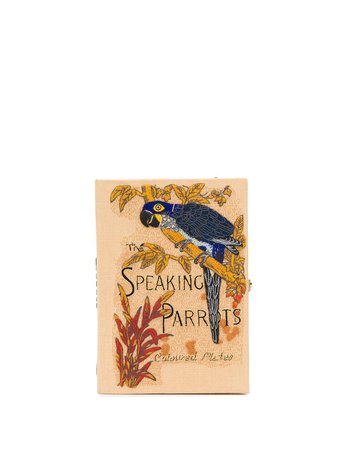 Olympia Le-Tan The Speaking Parrots book-clutch - Farfetch