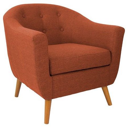 Dark orange Armchair