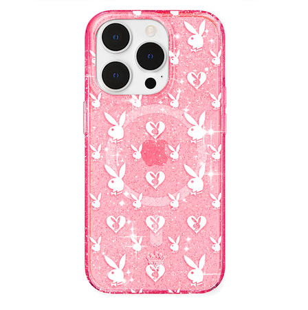 Pink Playboy iPhone 15 case - Velvet Caviar
