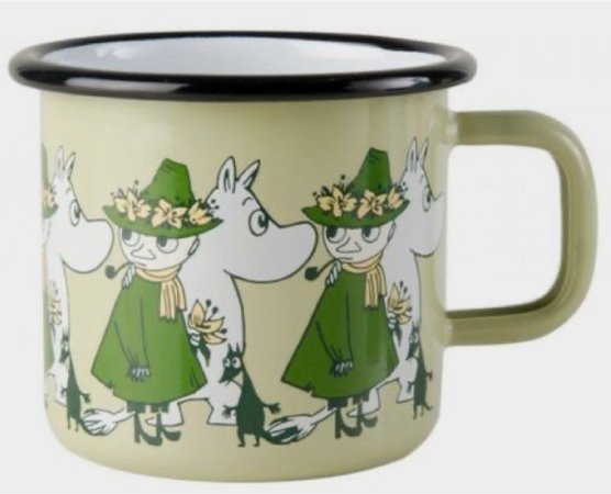 Moomin and Snufkin Enamel Mug