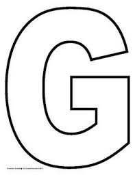 outline of the letter g - Google Search