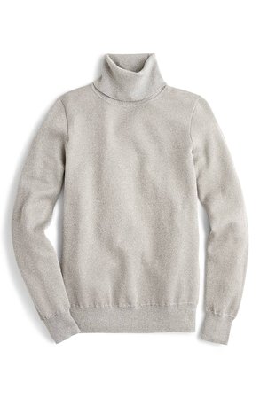 J.Crew Tippi Lurex® Turtleneck Sweater | Nordstrom