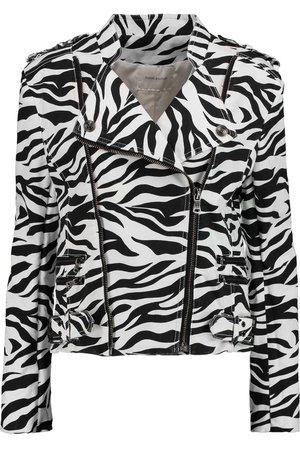 Zebra Leather Jacket