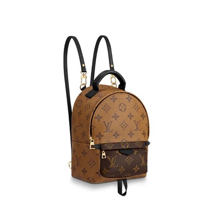 Palm Springs Backpack Mini Monogram Reverse Canvas - Handbags | LOUIS VUITTON ®