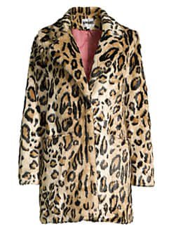 Apparis Leopard Print Coat