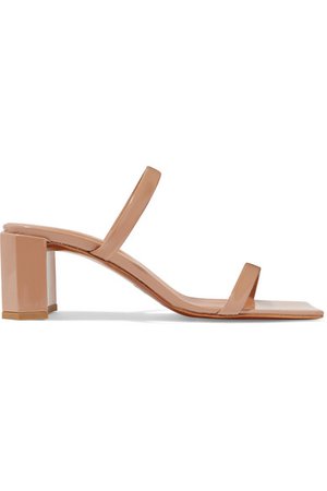 BY FAR | Tanya patent-leather mules | NET-A-PORTER.COM