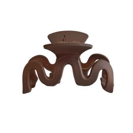Chocolate Wave Claw Clip