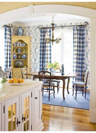 French Country Picture Setting Background Kitchen