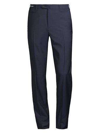 Shop Corneliani Dynamic Mohair Trousers | Saks Fifth Avenue