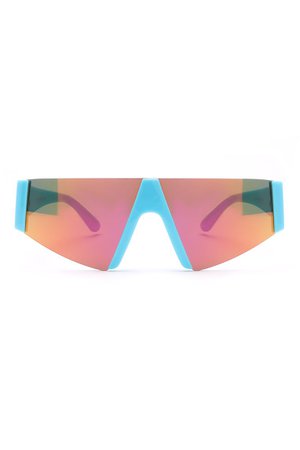 Street Icon Sunglasses - Blue – Fashion Nova