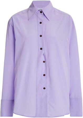 Eftychia Poplin Button-Down Shirt