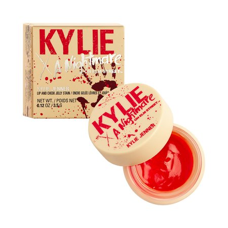 Kylie cosmetics A NIGHTMARE ON ELM STREET LIP lipgloss gloss & CHEEK blushJELLY STAIN