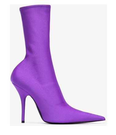 Balenciaga purple boot