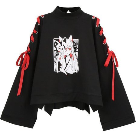 modakawa-sweatshirt-black-one-size-cartoon-fox-print-lacing-short-sweatshirt-13357683081282_900x.jpg (800×800)