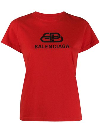 Balenciaga BB Log Print T-shirt | Farfetch.com