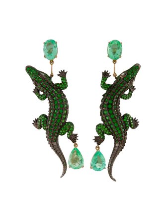 crocodile earrings