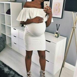 Maternity Off Shoulder Bodycon Dress – peekkabo