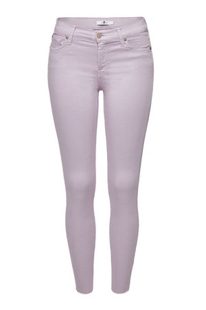 7 for all Mankind - Cropped Skinny Jeans - purple