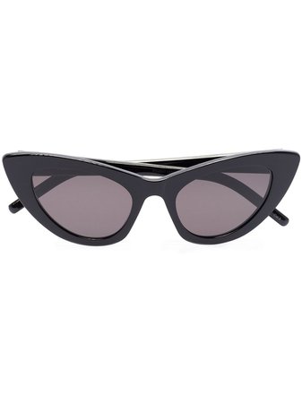 Saint Laurent Eyewear New Wave Cat eye-solglasögon - Farfetch