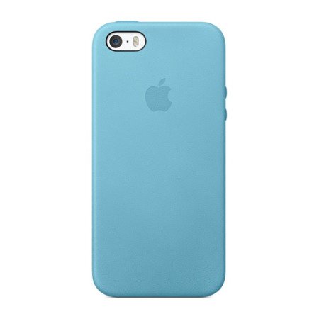 Official Apple iPhone 5S / 5 Leather Case - Blue
