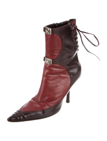 Giuseppe Zanotti Leather Colorblock Pattern Boots - Shoes - GIU67400 | The RealReal