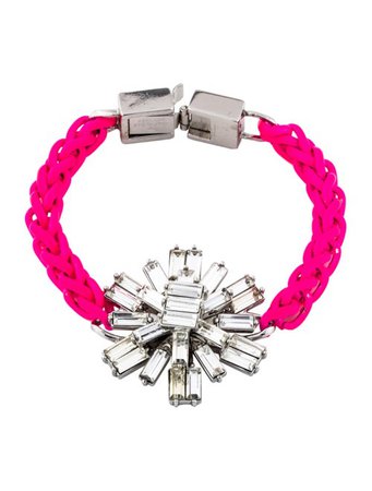 Kate Spade New York Crystal Charm-Link Bracelet - Bracelets - WKA101174 | The RealReal