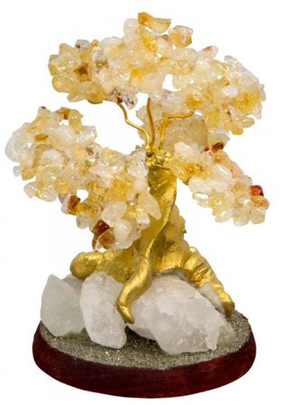 Citrine Crystal Wishing Tree