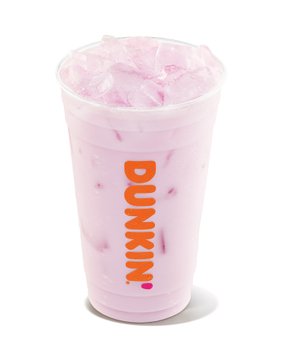 pink strawberry coconut refresher dunkin - Google Search
