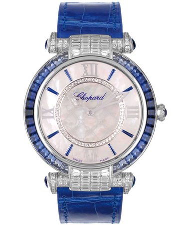 blue chopard watch