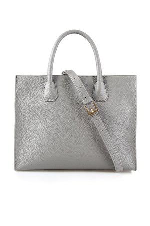 Kylie Square Tote Bag - Grey - Poplook.com RM129.00