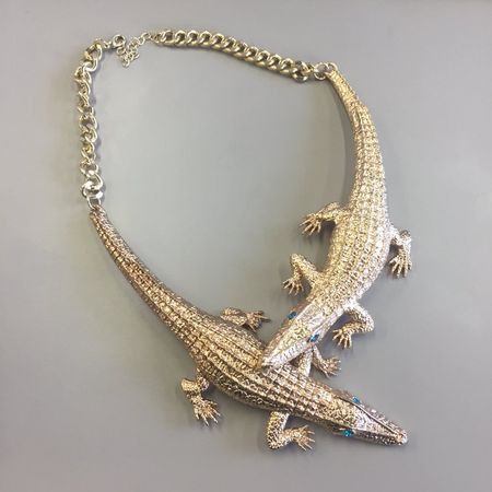 crocodile necklace