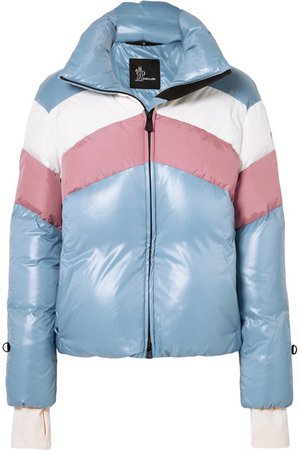 Moncler Grenoble | Lamar color-block quilted down jacket | NET-A-PORTER.COM