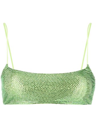 THE ANDAMANE Sequin Studded Bra Top - Farfetch