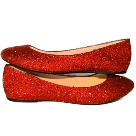 red sparkly flats - Google Search