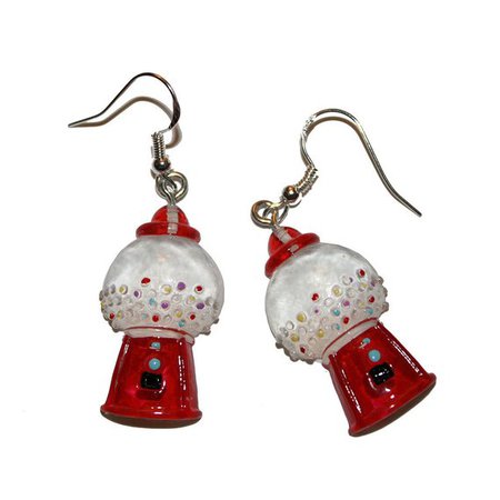 Handmade Gumball Machine Earrings vintage handmade gum ball | Etsy