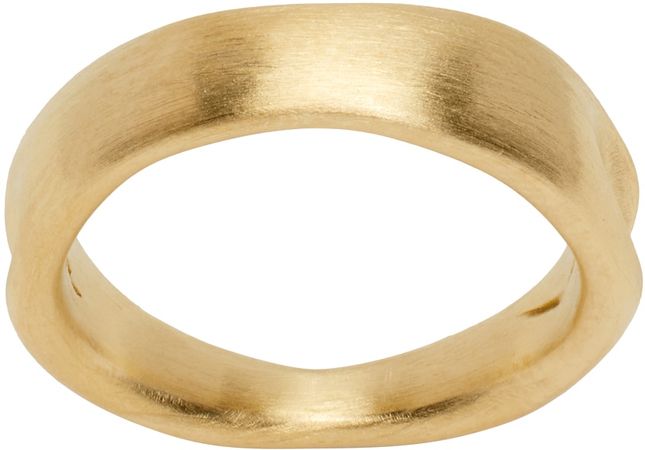 COMPLETEDWORKS Gold Deflated Ring