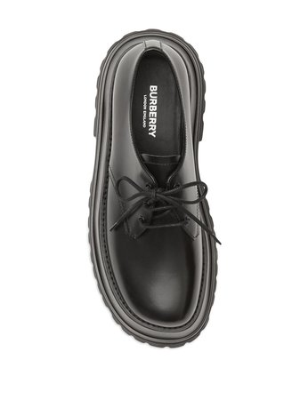 Burberry Lace-Up Derby Shoes 8024800 Black | Farfetch