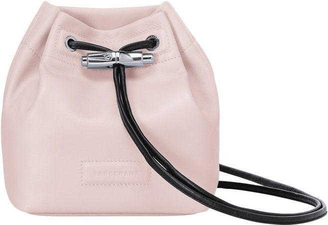 Mini Roseau Lambskin Leather Bucket Bag