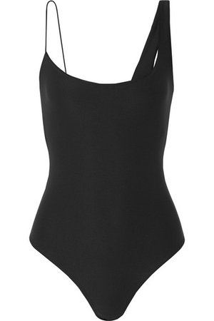 Alix | Gracie asymmetric stretch-jersey thong bodysuit | NET-A-PORTER.COM