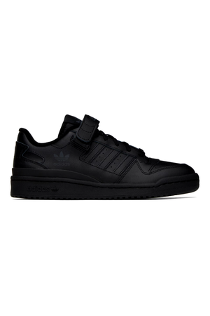 ADIDAS ORIGINALS Black Forum Low Sneakers $59