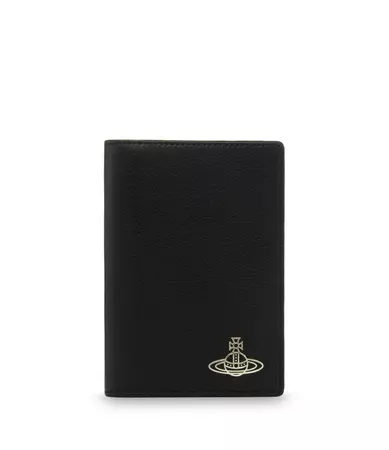 Vivienne Westwood Black Spencer Passport Holder 321022 | ModeSens
