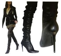 over the knee chanel boots devil wears prada - Google Search