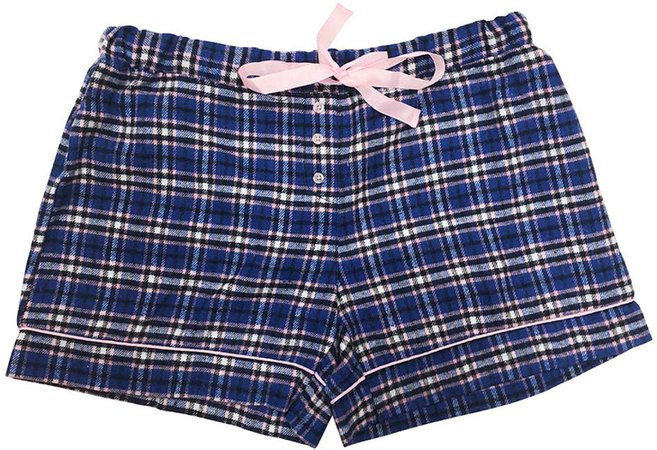 Womens Flannel Boxer Shorts for Women Ladies Boxers Pajama Shorts PJ Shorts Pajama Sleep Shorts for Women at Amazon Women’s Clothing store