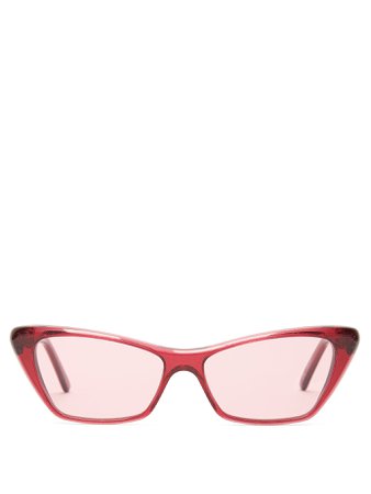 Cat-eye tinted sunglasses | Andy Wolf | MATCHESFASHION.COM US