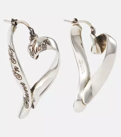 Heart Earrings in Silver - Acne Studios | Mytheresa