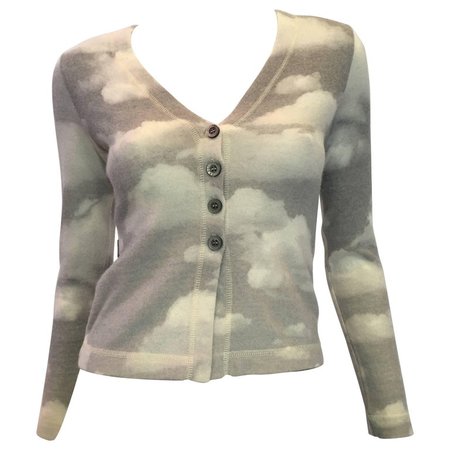 Moschino Wool Cloud Sweater, 1990s For Sale at 1stdibs