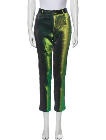Area iridescent Green khaki ugly bold alternative 10.5" Rise Pants, Clothing - AREAL20378 | The RealReal