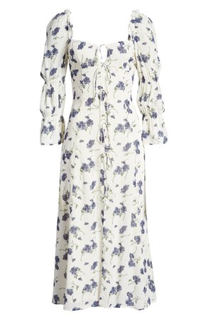 Reformation Roberta Floral Midi Dress | Nordstrom