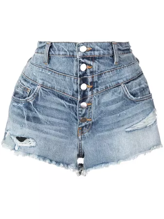 Amirihigh-waisted shorts high-waisted shorts £758 - Buy Online - Mobile Friendly, Fast Delivery