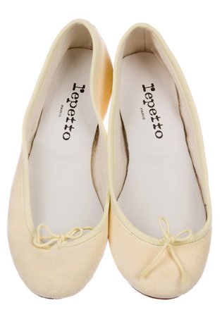 baby yellow repetto flats